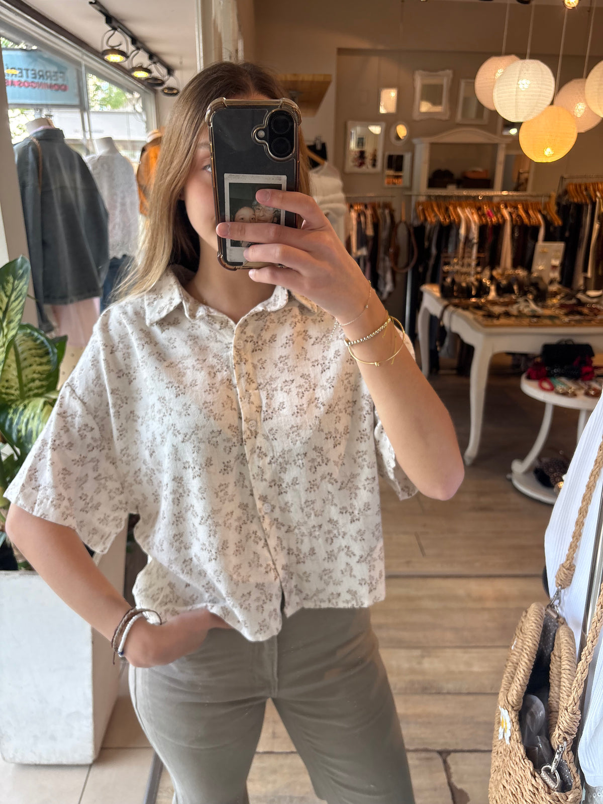 Camisa Floreada