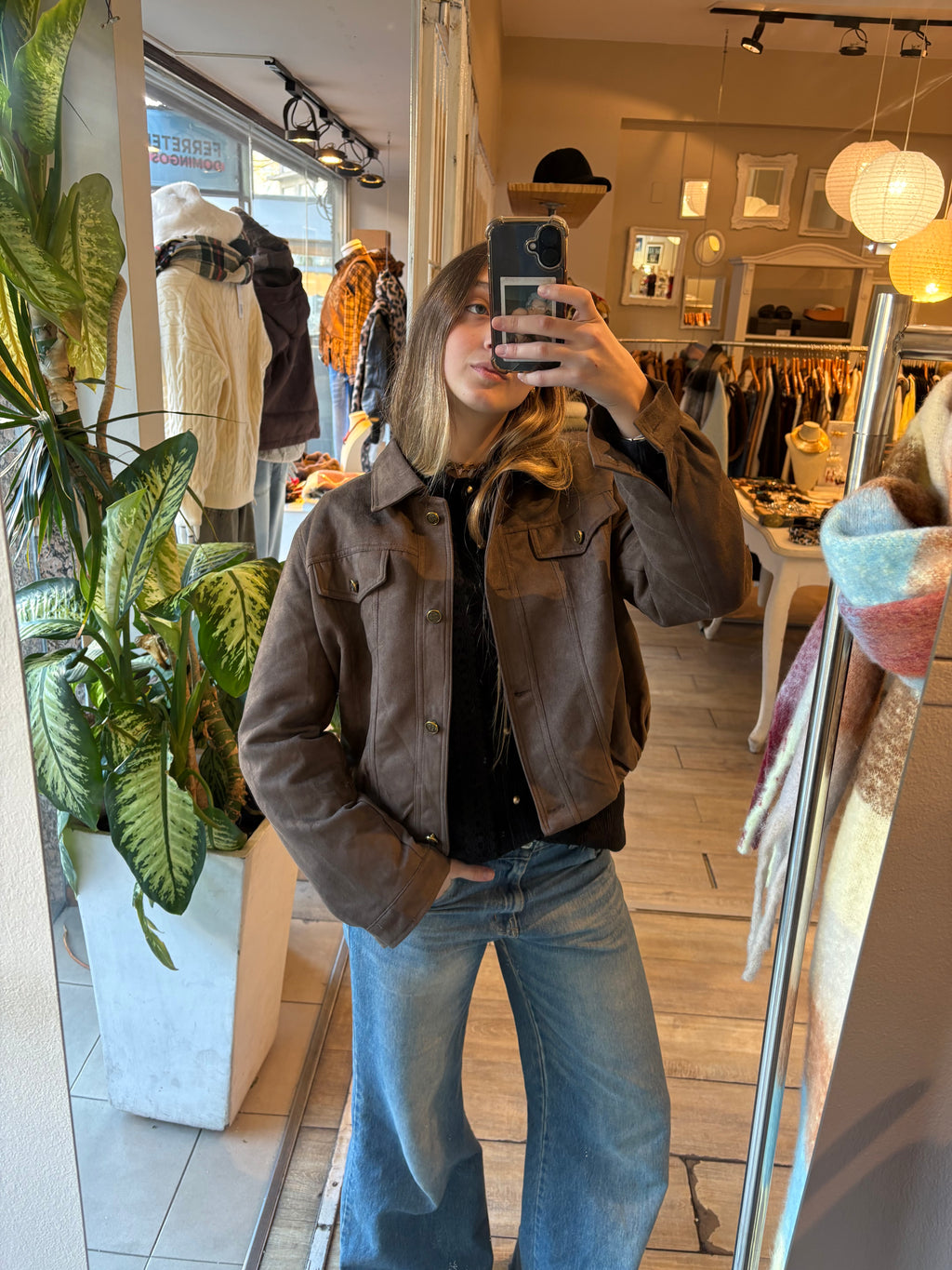 Chaqueta Gamuza
