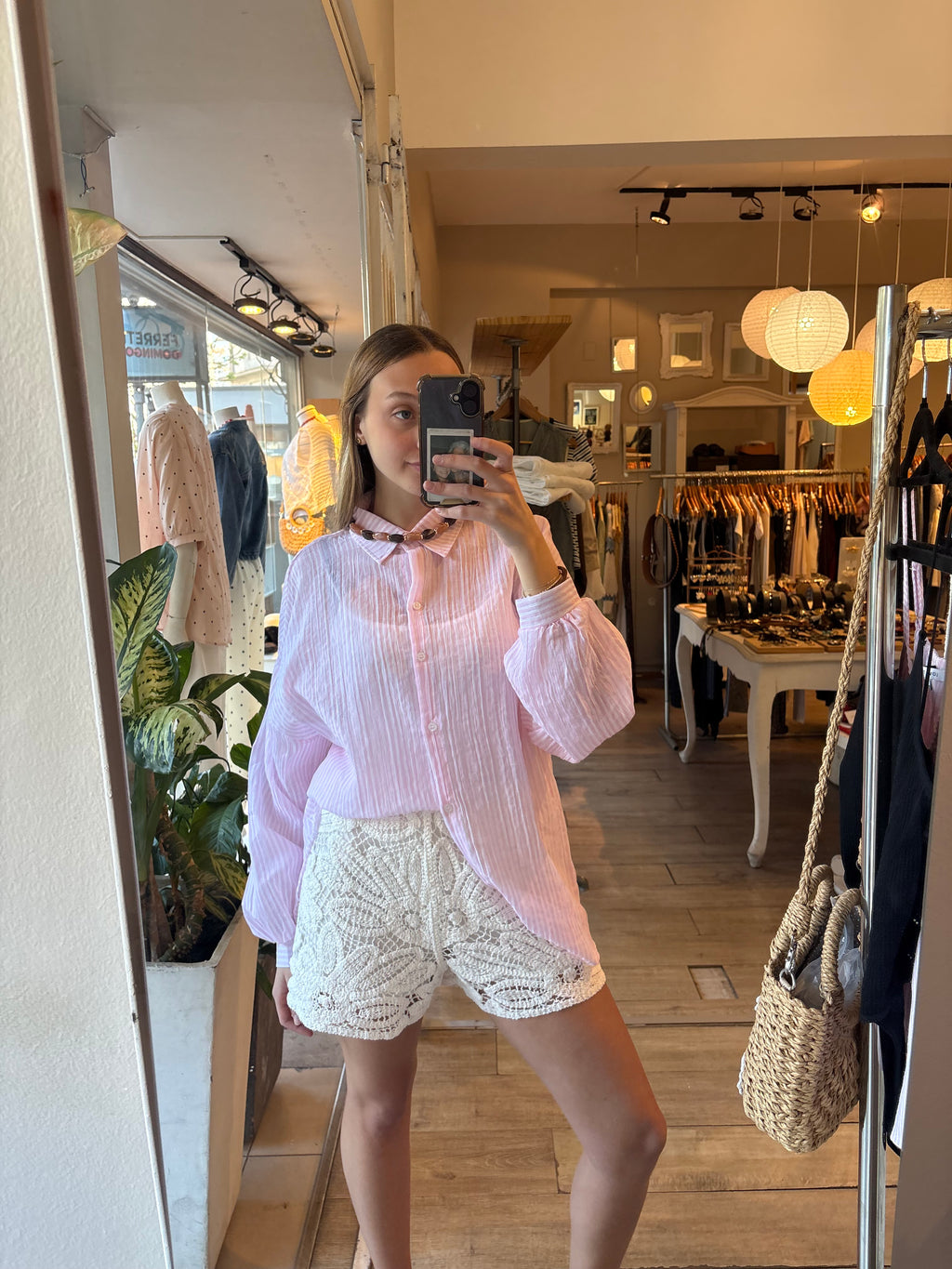 Camisa Lino Rayada