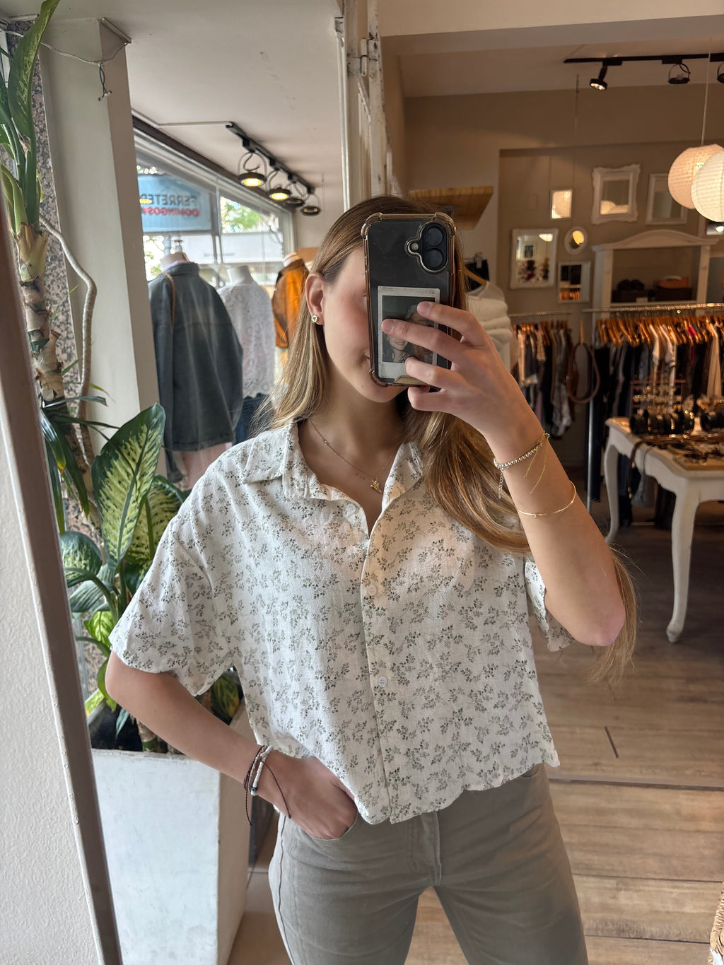 Camisa Floreada