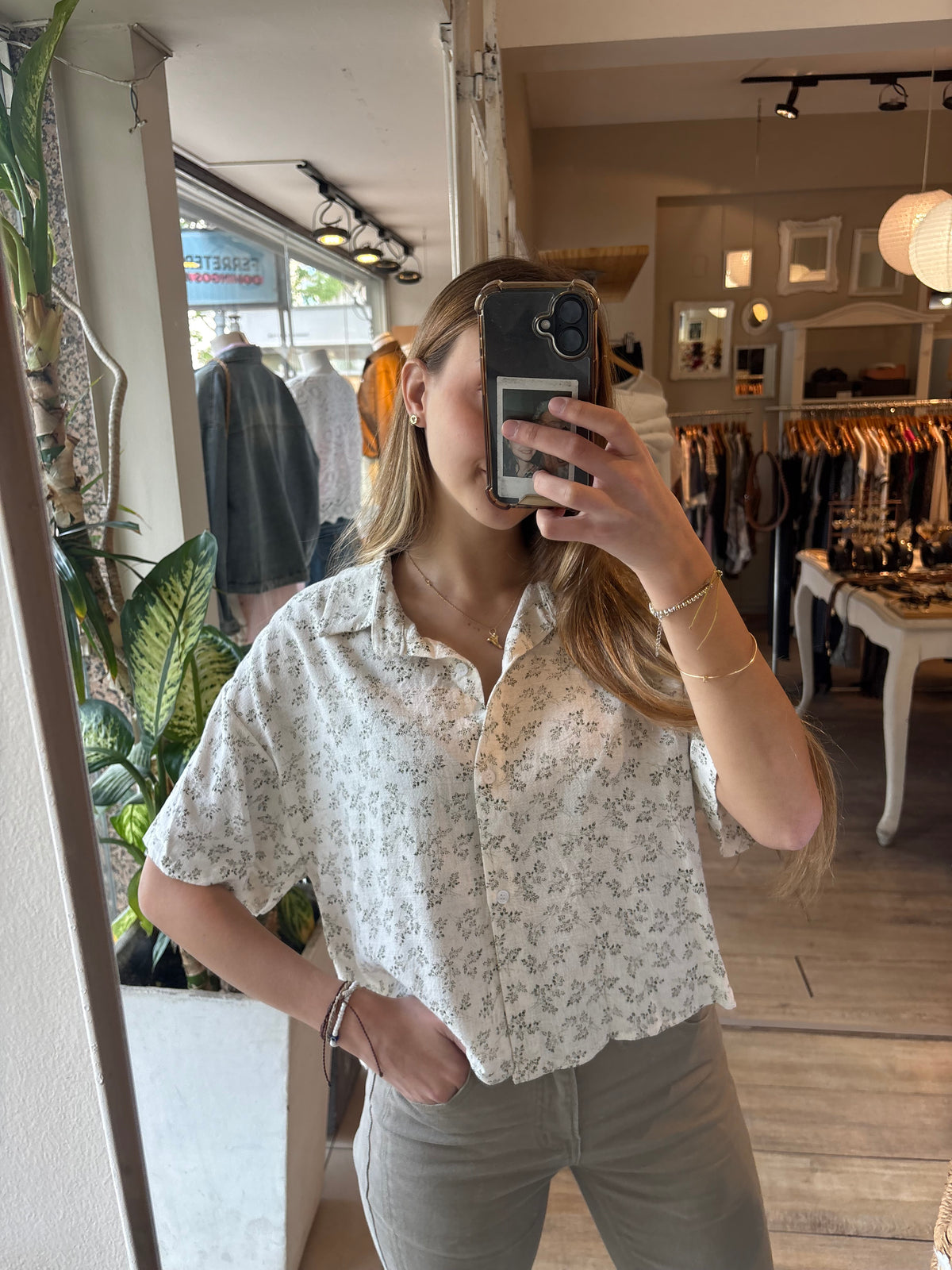 Camisa Floreada