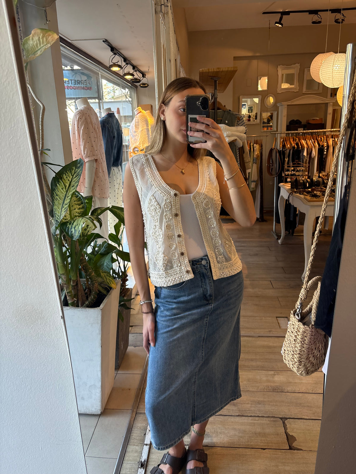 Falda Jean