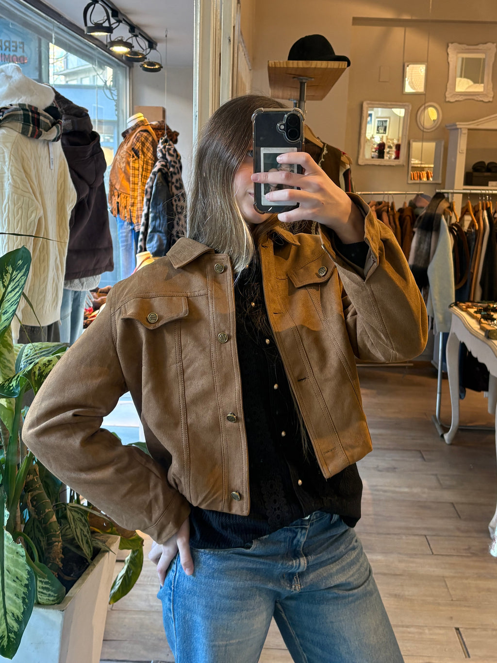 Chaqueta Gamuza