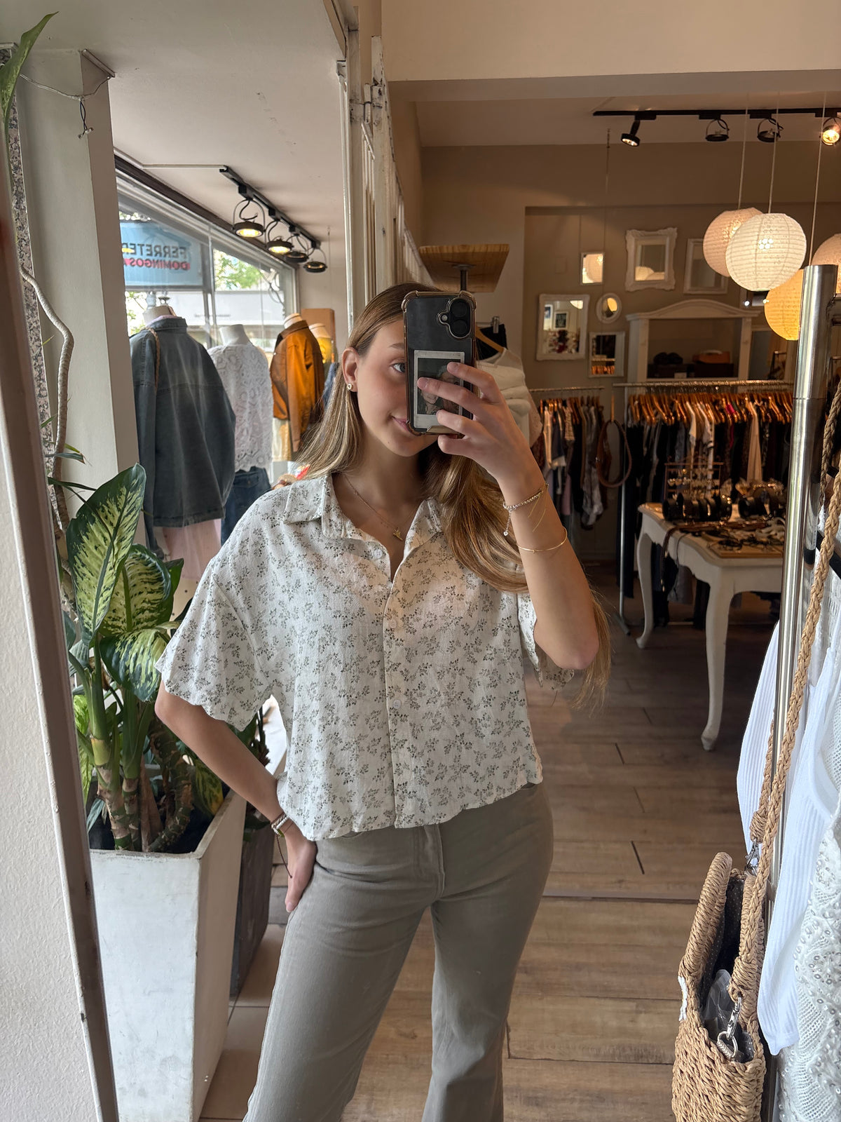 Camisa Floreada
