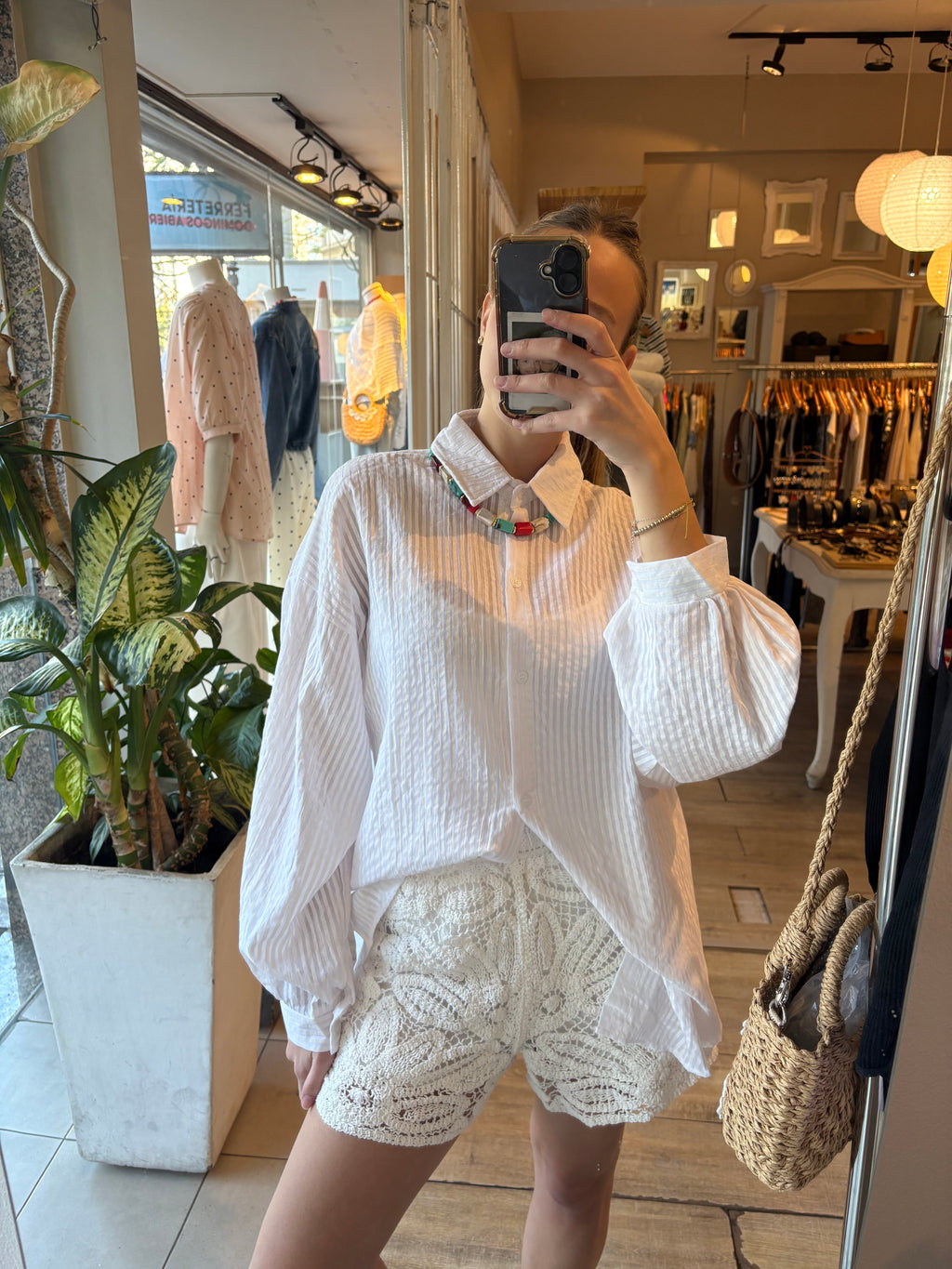 Camisa Lino Rayada