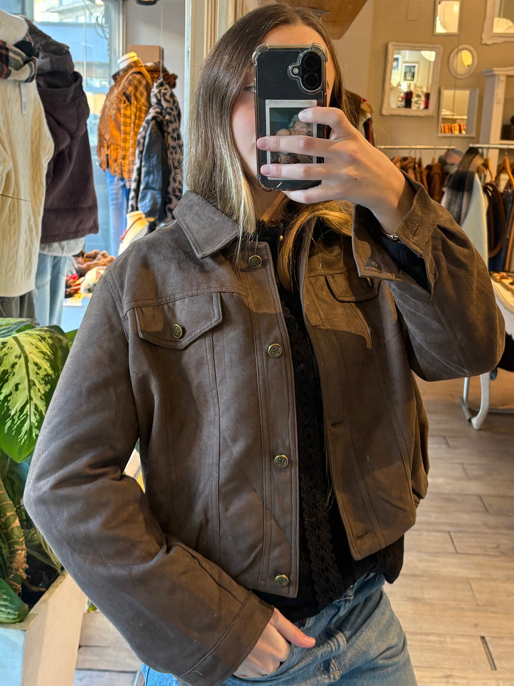 Chaqueta Gamuza
