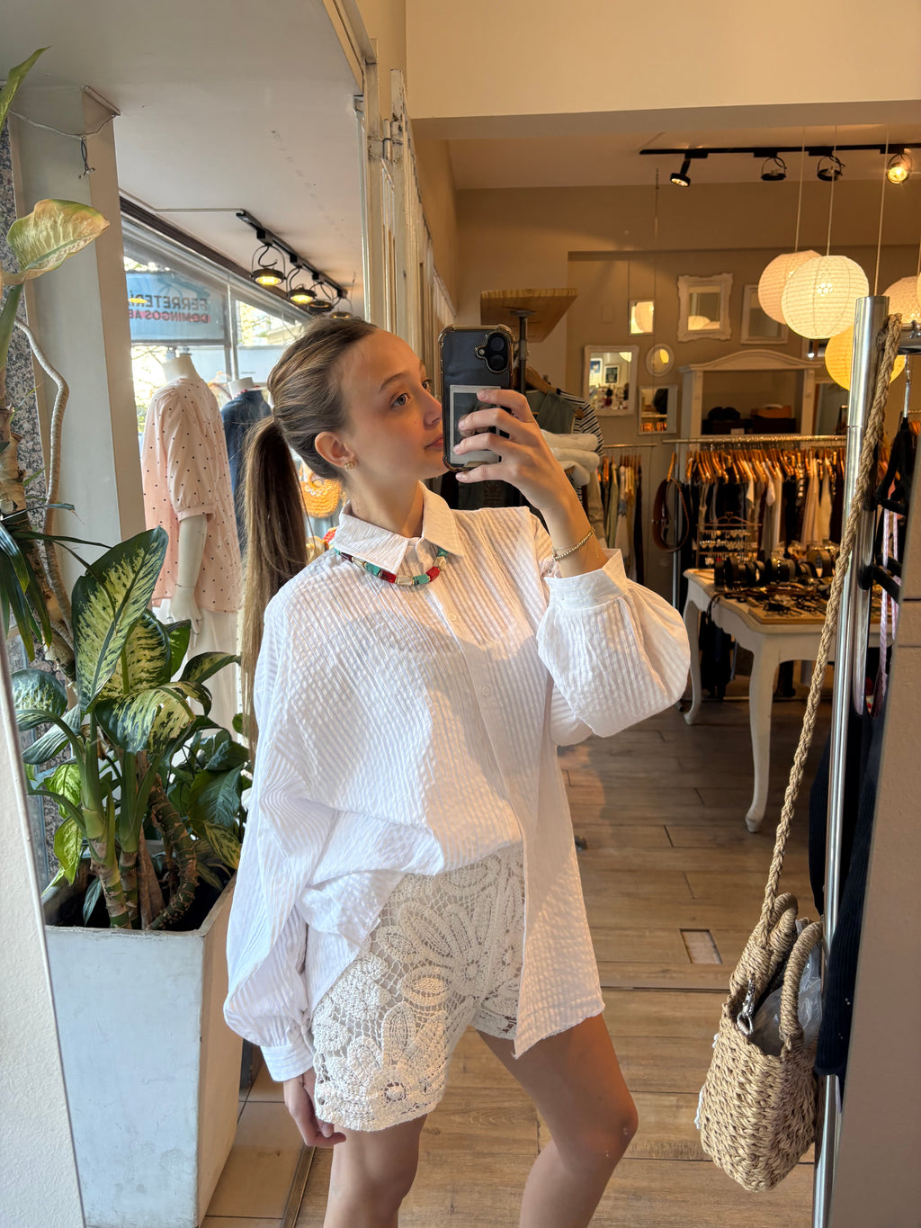 Camisa Lino Rayada