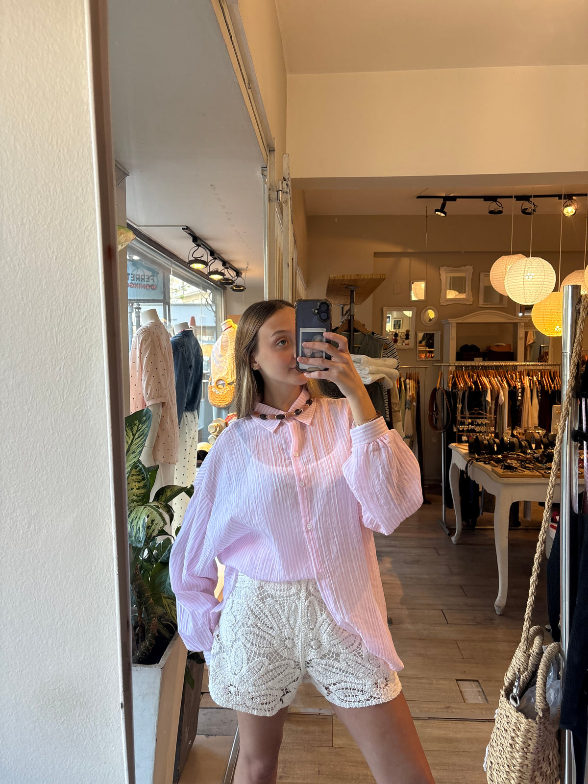 Camisa Lino Rayada