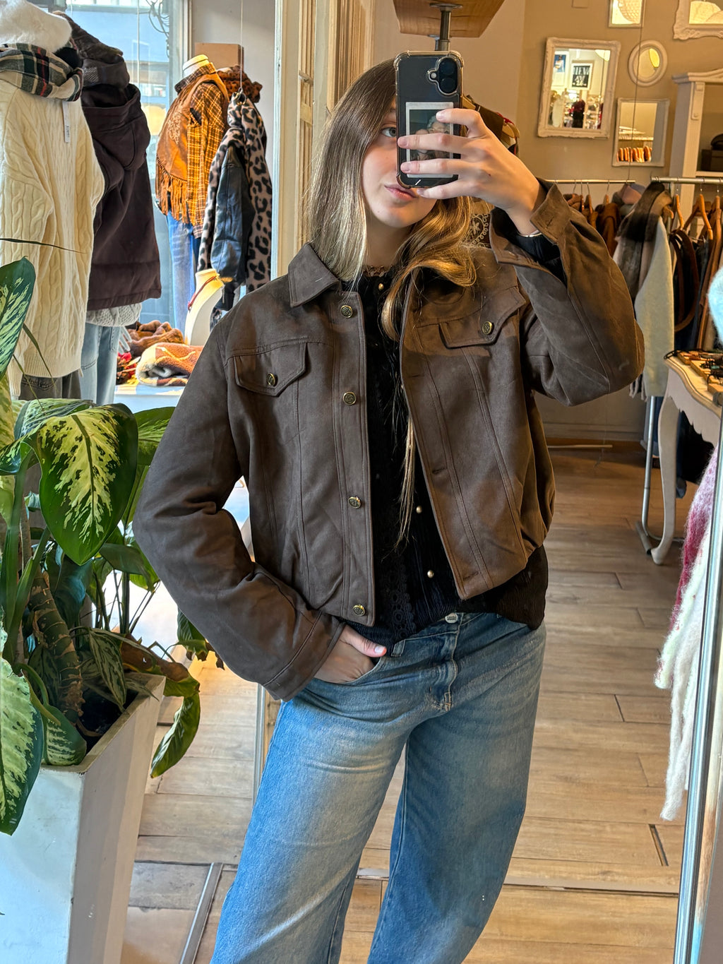 Chaqueta Gamuza