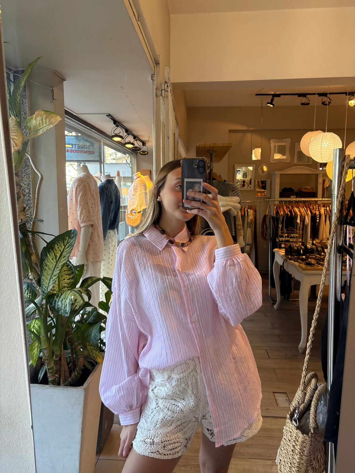 Camisa Lino Rayada