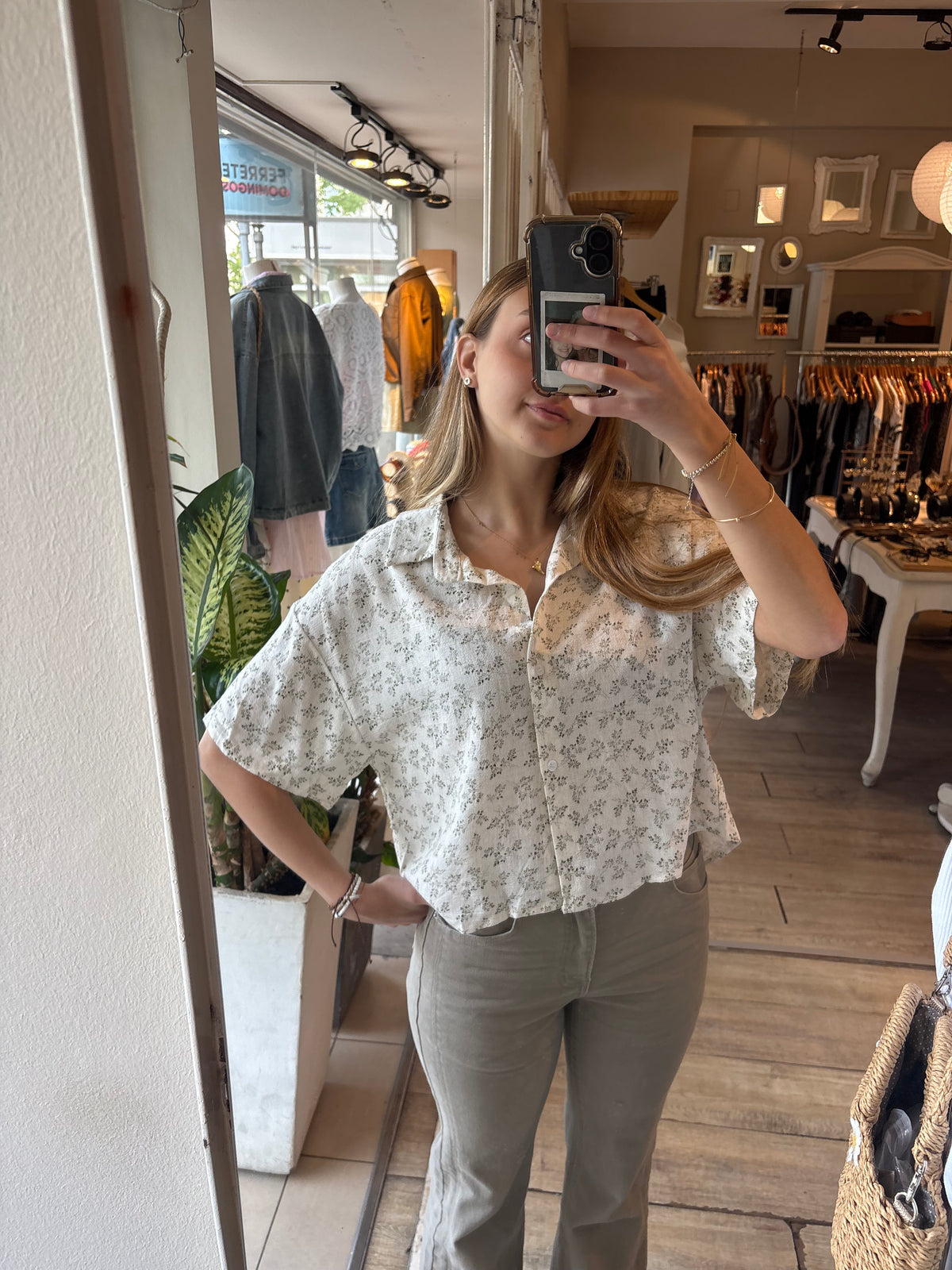 Camisa Floreada