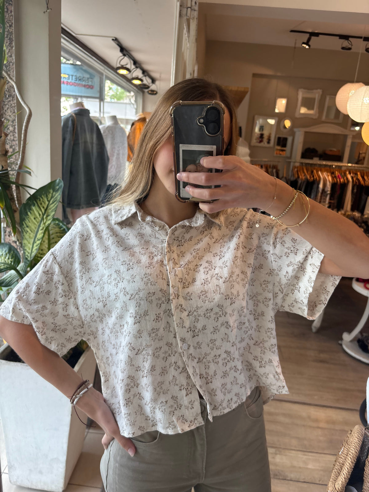 Camisa Floreada