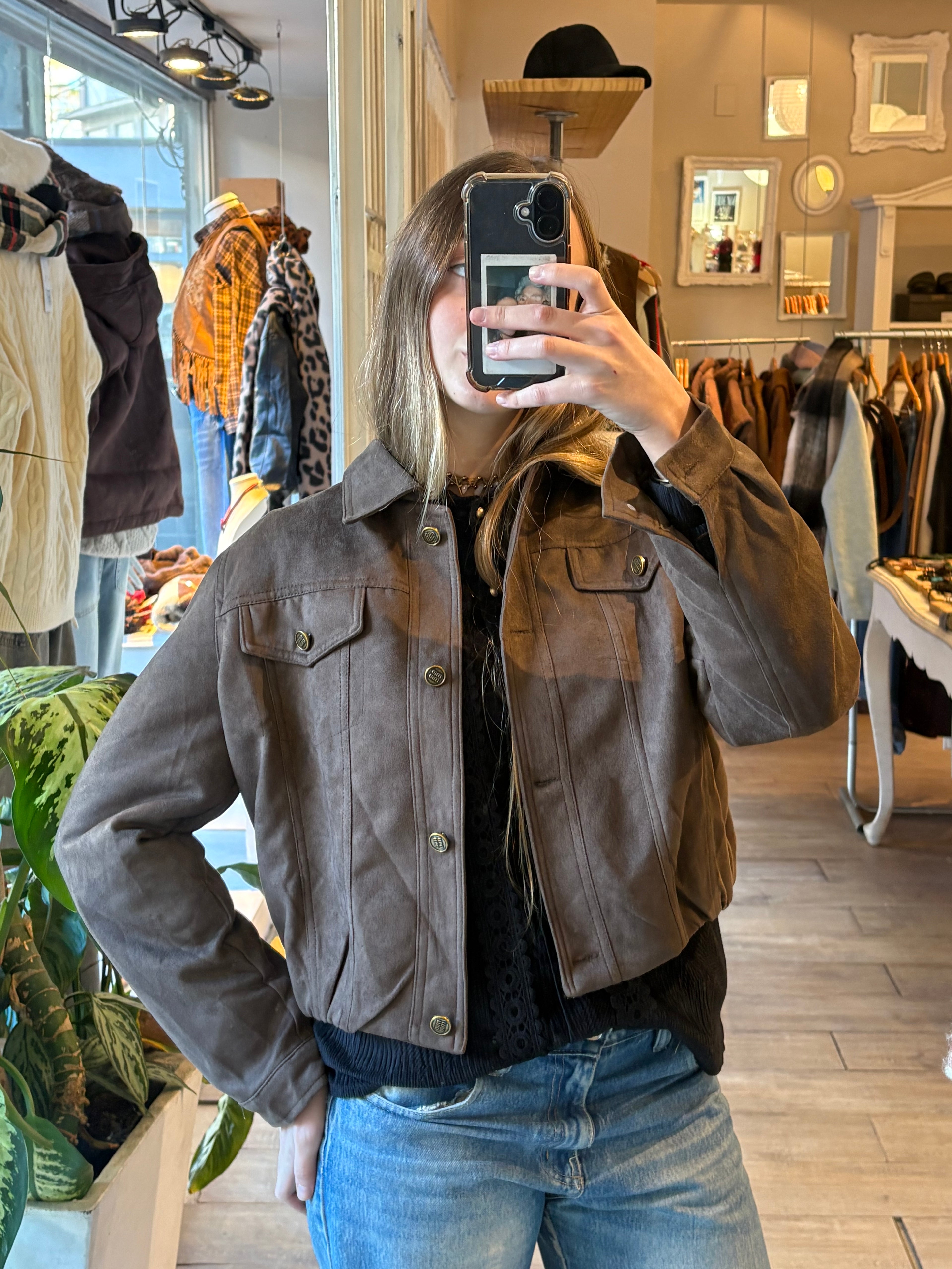 Chaqueta Gamuza