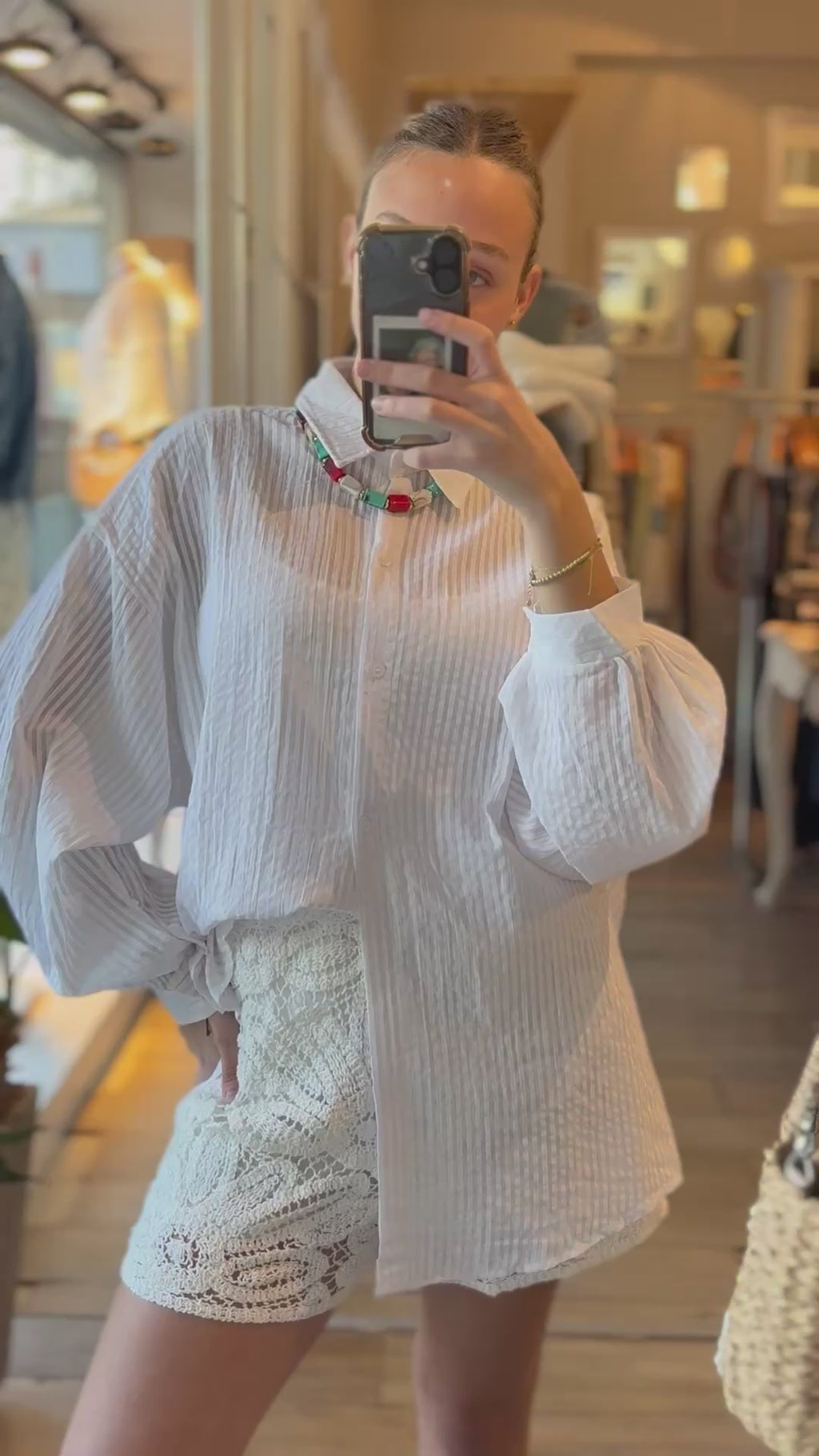 Camisa Lino Rayada